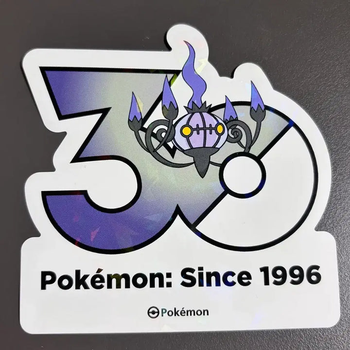 [BUNJANG] Pokemon 30th Anniversary Seal Sticker Shandera / 포켓몬 30주년 기념 스티커 샹델라