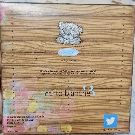 [BUNJANG] Vintage Teddy Bear with Cardboard Box / 빈티지 곰인형