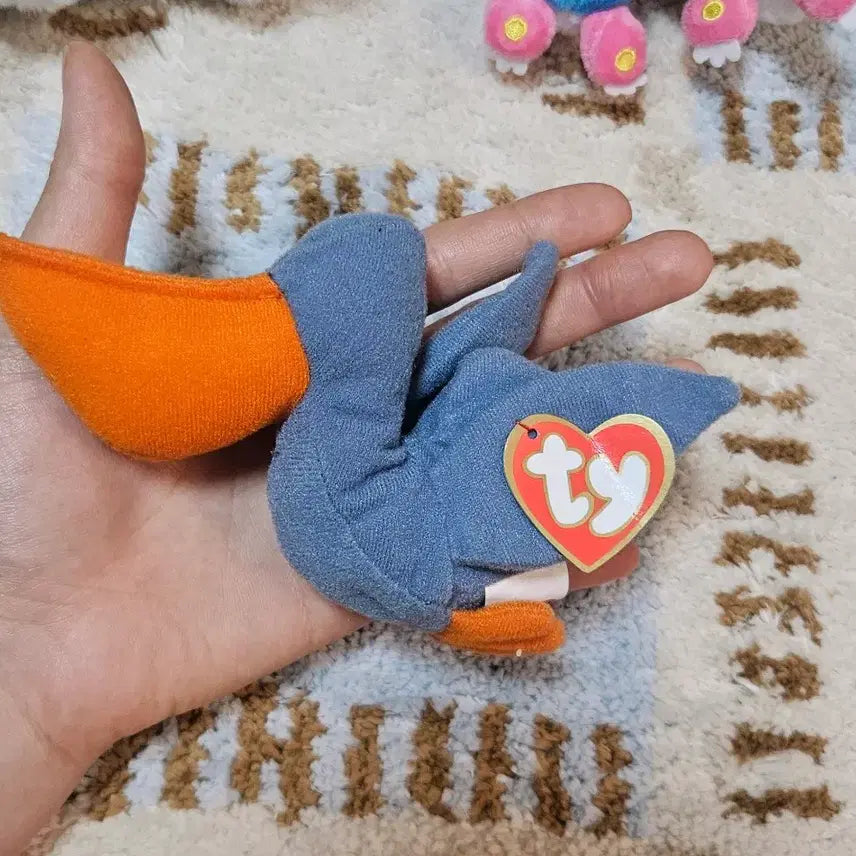 [BUNJANG] TY Pelicann Beanie Baby Plush Toy / TY Beanie Baby 파랑색 펠리컨 인형
