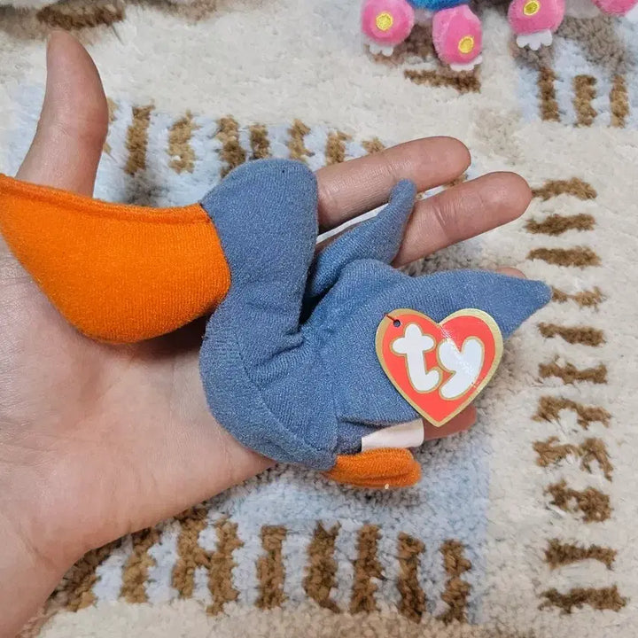 [BUNJANG] TY Pelicann Beanie Baby Plush Toy / TY Beanie Baby 파랑색 펠리컨 인형
