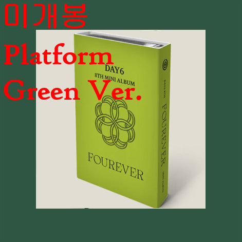 [BUNJANG] DAY6 FOUREVER Green Ver. Platform Album (Sealed) / 데이식스 (DAY6) - FOUREVER [Green Ver.] (미개봉, Platform Album)