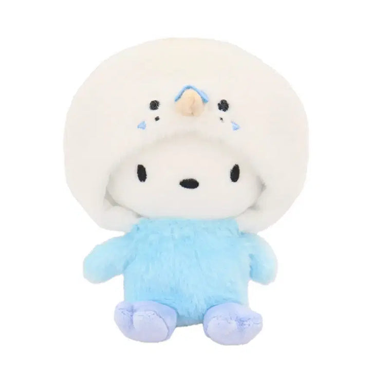 [BUNJANG] Sanrio Pochacco Parrot Costume Mascot Plush / 산리오 포챠코 포차코 앵무새 코스튬 마스코트