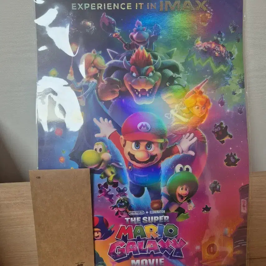 [BUNJANG] Super Mario Galaxy IMAX Poster / 슈퍼 마리오 갤럭시 영화 IMAX 포스터, ttt