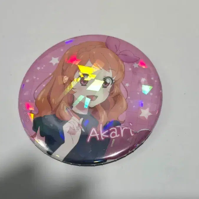 [BUNJANG] Aikatsu! Akari Office Girl Can Badge / 아이카츠 오피스걸 캔뱃지 아카리 하늘