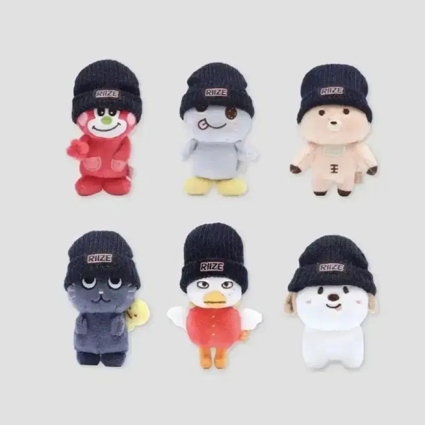 [BUNJANG] RIIZE Doll Beanie Bundle Set / 라이즈 인형용 공식 굿즈 비니 일괄 판매