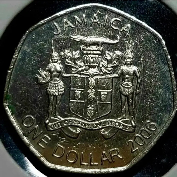 [BUNJANG] Jamaica 2006 $1 Foreign Coin / 자메이카 2006년 1달러.외국주화 주화 화폐 동전
