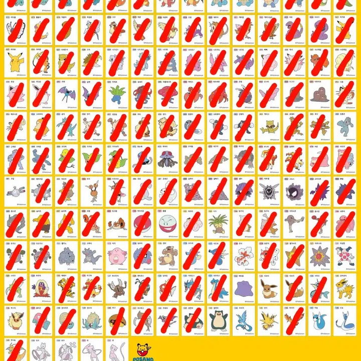 [BUNJANG] Pokemon Gen 1 Sticker Collection for Sale &amp; Trade / 포켓몬 1세대 띠부씰 판매 &amp; 교환