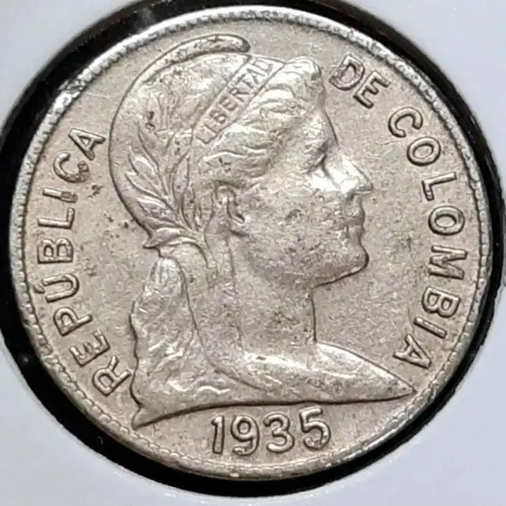 [BUNJANG] 1935 Colombia 2 Centavos Foreign Coin / 콜롬비아 1935년 2센타보스.외국주화 주화 화폐 동전