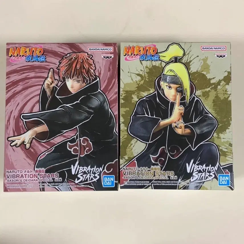 [BUNJANG] Banpresto Naruto Akatsuki Sasori / Deidara Vibration Figure (Sealed) / 반프레스토 나루토 아카츠키 사소리 / 데이다라 바이브레이션 피규어 미개봉