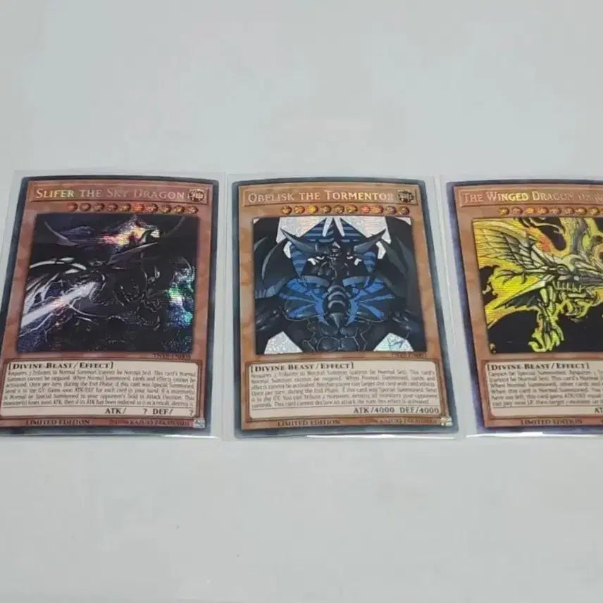 [BUNJANG] Yu-Gi-Oh! God Cards - The Three Egyptian Gods Legendary Duelists: Ancient Millennium Illustration / 유희왕 신의카드 삼환신 영판 레전더리바인더 일러스트