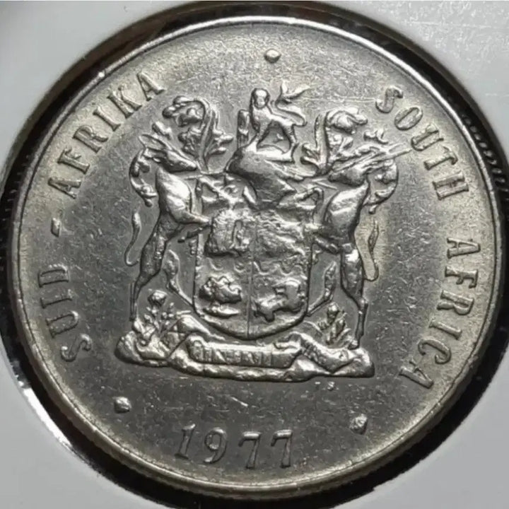 [BUNJANG] South Africa 1977 1 Rand Large Coin / 남아프리카 1977년 1란드 대형주화.외국주화 주화 화폐 동전