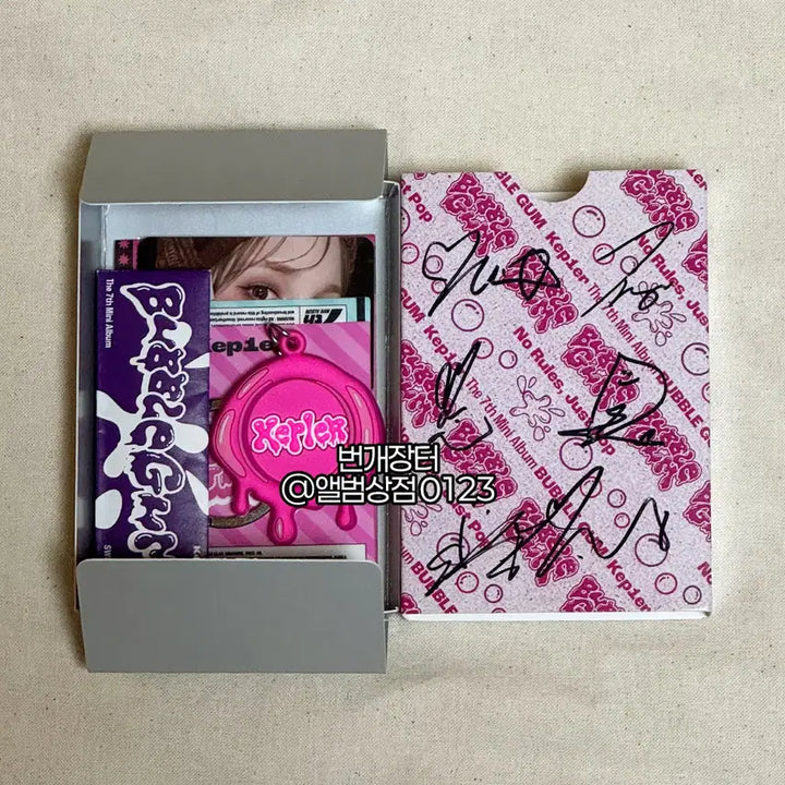 [BUNJANG] Kep1er Mini 7th Album [BUBBLE GUM] Autographed Album / 케플러(Kep1er) 미니 7집 [BUBBLE GUM] 친필 싸인 앨범