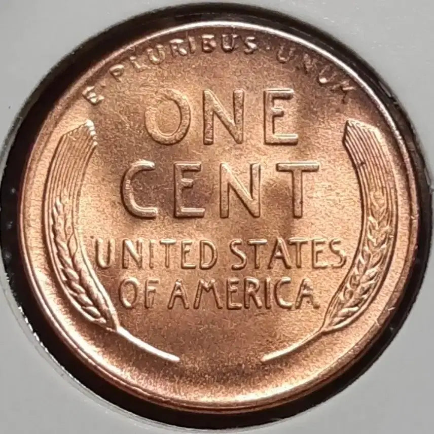 [BUNJANG] 1945 Lincoln Cent US Coin (Uncirculated, S Mint) / 미국 미사용 1945년S 링컨 1센트.외국주화 주화 화폐 동전