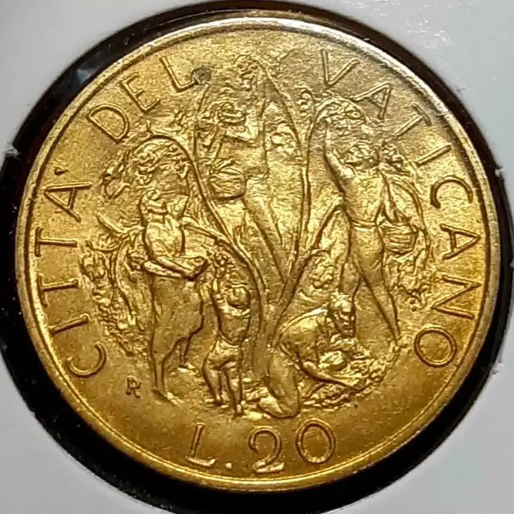[BUNJANG] Vatican 1989 20 Lire Uncirculated Coin / 바티칸 미사용 1989년 20리라.외국주화 주화 화폐 동전
