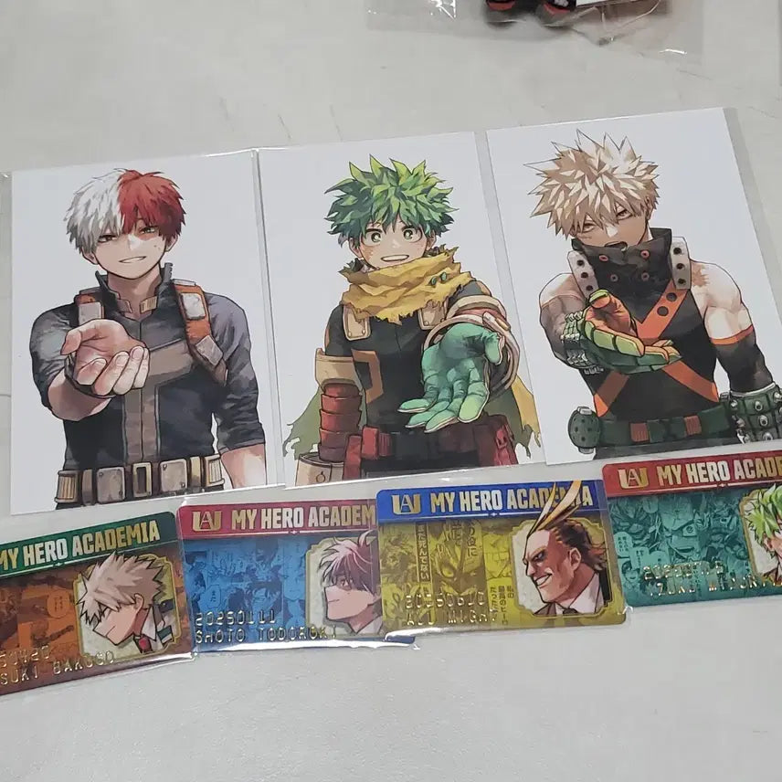 [BUNJANG] My Hero Academia 41 Special Edition Postcard &amp; Birthday Card Set / 급전)히로아카 나히아 바쿠고 미도리야 토도로키 41권 특전 엽서 생일카드