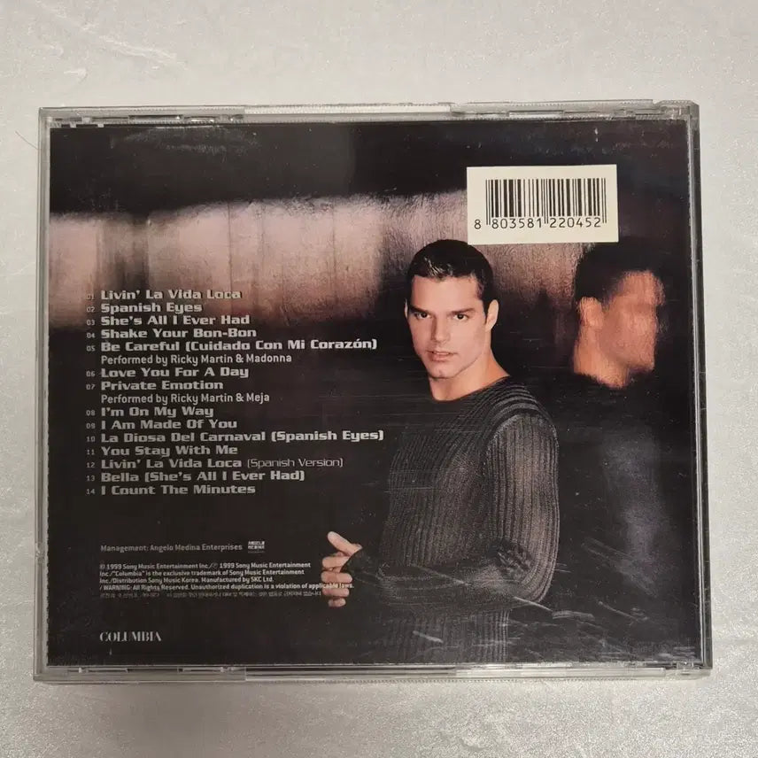 [BUNJANG] Ricky Martin CD Album / 리키 마틴 Ricky Martin CD 음반