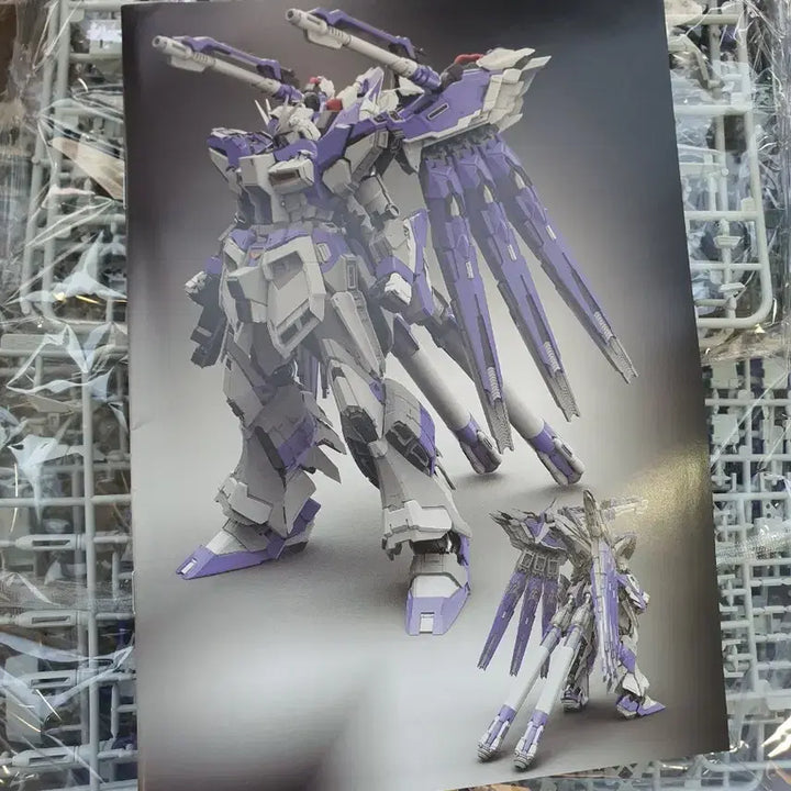 [BUNJANG] V Tiger Hi-Nu Gundam Model Kit Full Set with Water Decals / v tiger 하이뉴박풀셋+습식데칼 팝니다