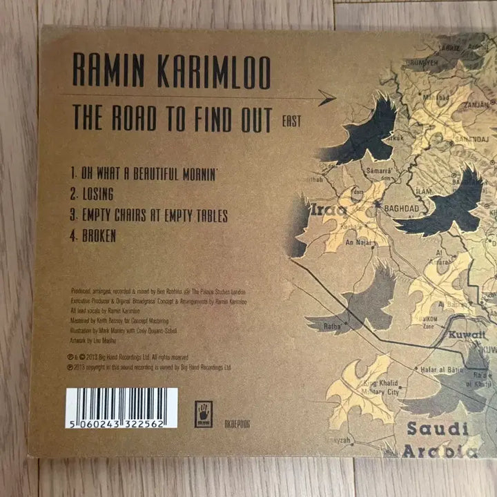[BUNJANG] Ramin Karimloo The Road To Find Out - East CD / 라민 카림루 The Road To Find Out - East 앨범 판매