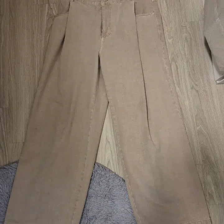 [BUNJANG] System Homme Genuine Denim Wide Pants Grey Size 34 / 시스템옴므 정품 데님 와이드 그레이 34사이즈