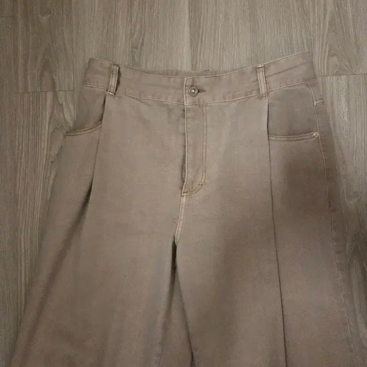 [BUNJANG] System Homme Genuine Denim Wide Pants Grey Size 34 / 시스템옴므 정품 데님 와이드 그레이 34사이즈