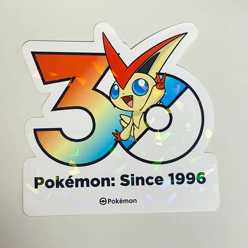 [BUNJANG] Pokemon 30th Anniversary Sticker Victini / 포켓몬 30주년 스티커 팝니다 비크티니