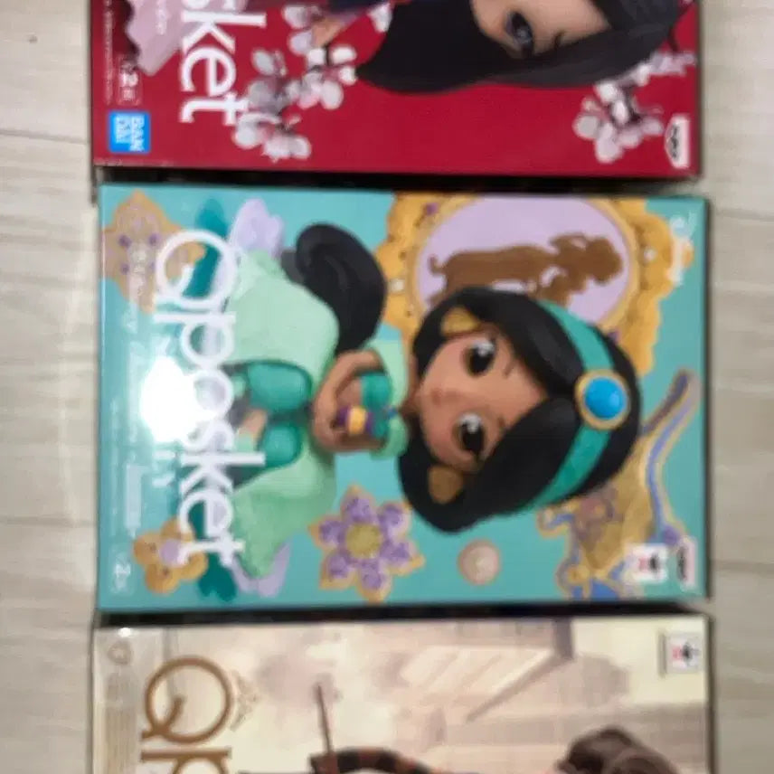 [BUNJANG] Qposket Disney Mulan Jasmine Newt Figures Bundle Set / Qposket 큐포스켓 디즈니 뮬란 자스민 뉴트 피규어