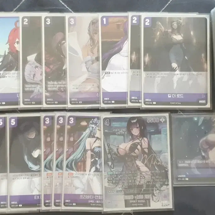 [BUNJANG] Nibel Arena NIKKE High-Rare Purple Deck Bundle Set / 니벨아레나 니케 고레어 자색덱 일괄 판매