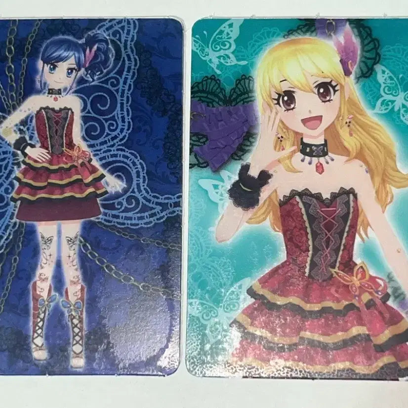[BUNJANG] Aikatsu Lime Card Dark Red Dress / 아이엠스타 라임 카드 다크레드 원피스 아이카츠