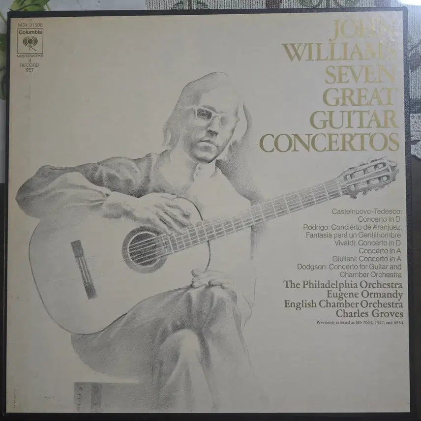 [BUNJANG] John Williams Seven Great Guitar Concertos 3LP Box Set / 존 월리엄스_Guitar 협주곡_3LP BOX US