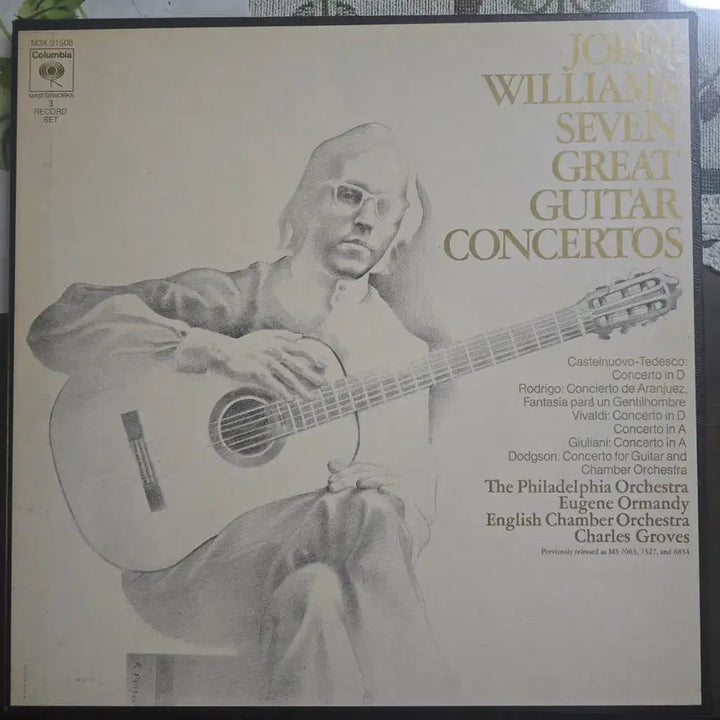 [BUNJANG] John Williams Seven Great Guitar Concertos 3LP Box Set / 존 월리엄스_Guitar 협주곡_3LP BOX US
