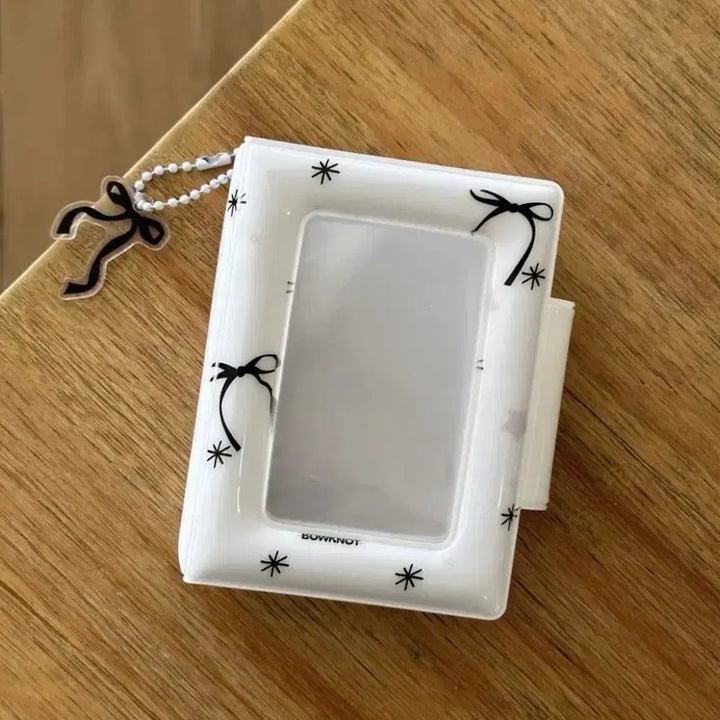 [BUNJANG] Ribbon Collect Book White Photocard Holder / 콜북 콜렉트북 화이트 흰색 리본 포토카드 포카 홀더