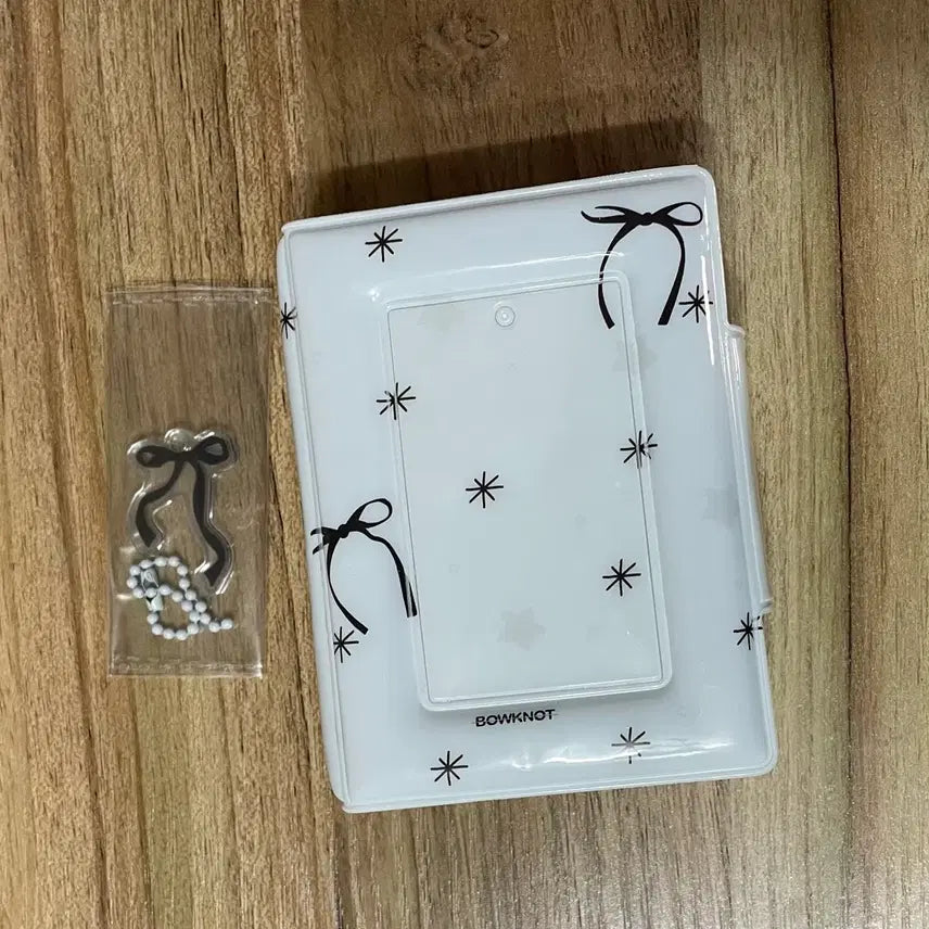 [BUNJANG] Ribbon Collect Book White Photocard Holder / 콜북 콜렉트북 화이트 흰색 리본 포토카드 포카 홀더