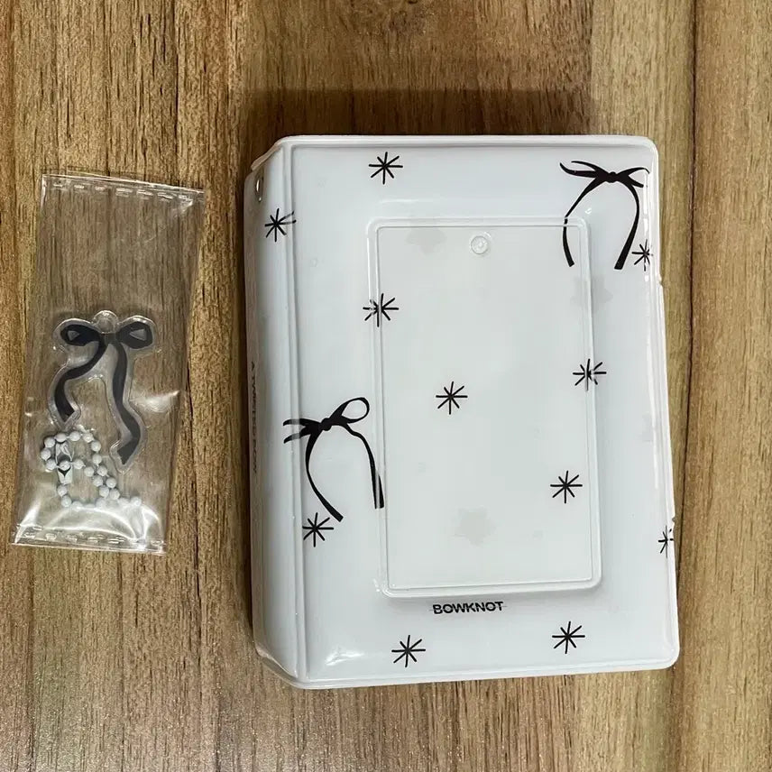 [BUNJANG] Ribbon Collect Book White Photocard Holder / 콜북 콜렉트북 화이트 흰색 리본 포토카드 포카 홀더