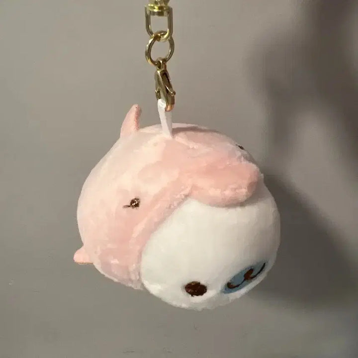 [BUNJANG] Pink Dolphin Mochi Charm / 모찌 핑크 돌고래 키링