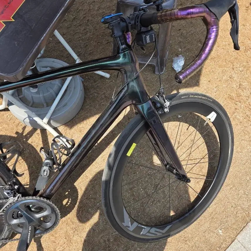 [BUNJANG] Giant SLR 1 55mm Carbon Wheelset with Tadeos Sprocket / 자이언트slr1 55mm카본휠셋 타튜스프라켓포함