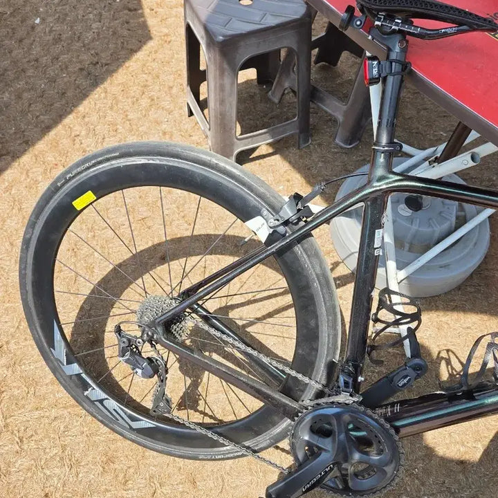 [BUNJANG] Giant SLR 1 55mm Carbon Wheelset with Tadeos Sprocket / 자이언트slr1 55mm카본휠셋 타튜스프라켓포함