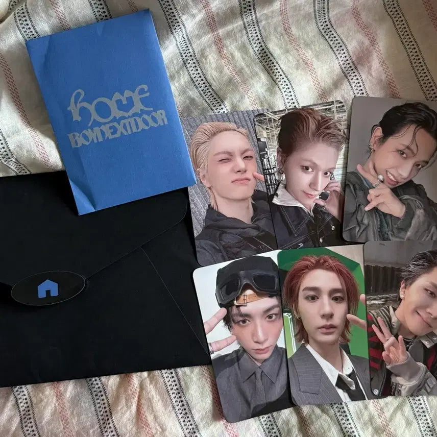 [BUNJANG] BOYNEXTDOOR Music Core Live Broadcast Photocard & Postcard Set / 보넥도 음중 공방포카&엽서(6장) 일괄 양도