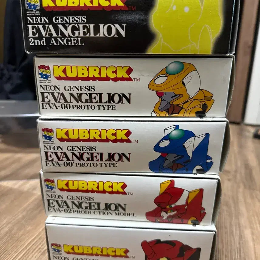 [BUNJANG] Evangelion Kubrick 5-Figure Bundle Set / 에반게리온 큐브릭 (5종, 일괄)