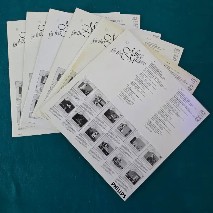 [BUNJANG] Classic Compilation 6-LP Set / 집에서 편안하게 들을 수 있는 크래식 소품집 LP 6장