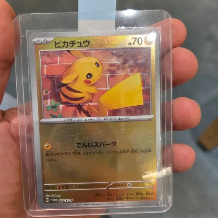 [BUNJANG] Pokemon Card Pikachu Gold Plated Brick / (일본판) 포켓몬 카드 벽돌 피카츄 금장