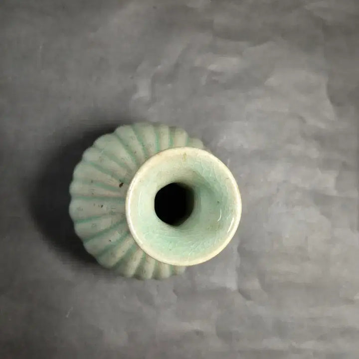 [BUNJANG] Ji Soon-tak Intangible Cultural Heritage Celadon Vase with Bamboo Pattern / 무형문화재 인간문화재 지순탁 죽문 청자 병 고려청자 도자기 꽃병 화병