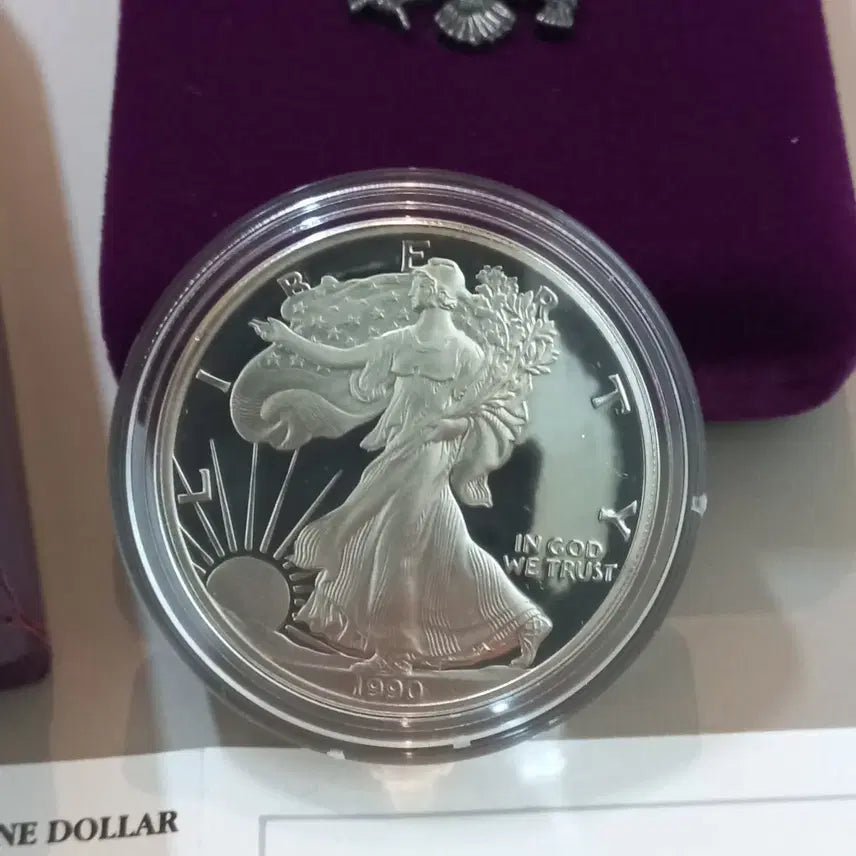 [BUNJANG] 1990 American Eagle Proof Silver Coin 1 oz / 1990 아메리칸 이글 프루프 은화 1온스 실버코인