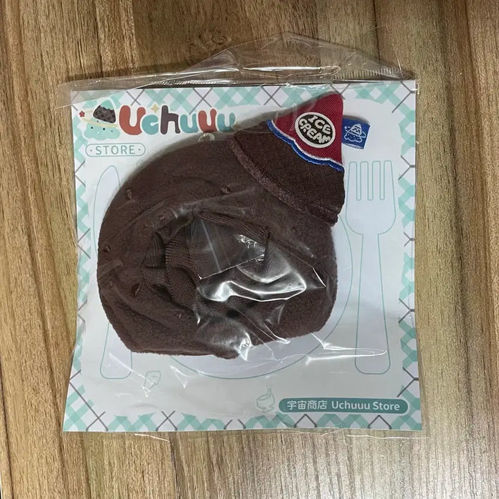 [BUNJANG] 10cm Doll Clothes Choco Ice Cream Hat / 10cm 인형옷 솜인형옷 누이 의상 초코 아이스크림 모자