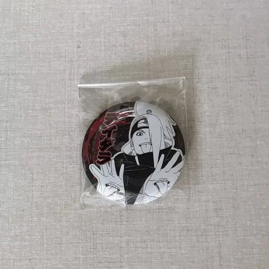 [BUNJANG] Naruto Deidara Jump Shop Original Art Can Badge / 나루토 데이다라 점프샵 캔뱃지 원화