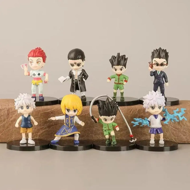 [BUNJANG] Hunter x Hunter Figure 8 Piece Bundle Set (Unsealed) / 헌터헌터 피규어 미개봉 8종 세트로 일괄 판매합니다.