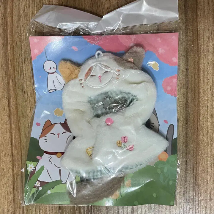 [BUNJANG] 10cm Doll Clothes Cheese Cat Cape / 10cm 인형옷 솜인형옷 누이 의상 치즈 고양이 망토