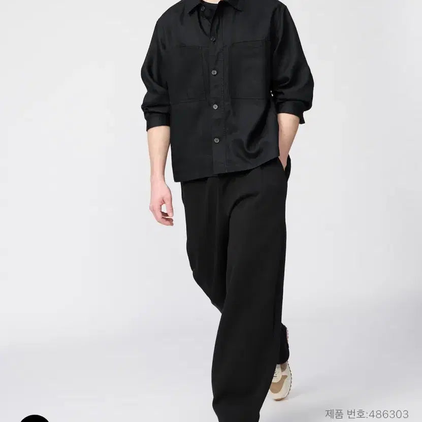 [BUNJANG] Uniqlo Sweat Wide Pants - Size L / 유니클로 스웨트 와이드 팬츠 C