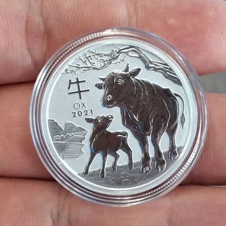 [BUNJANG] 2021 Year of the Ox Commemorative Silver Coin / 2021년 소띠 기념 은화