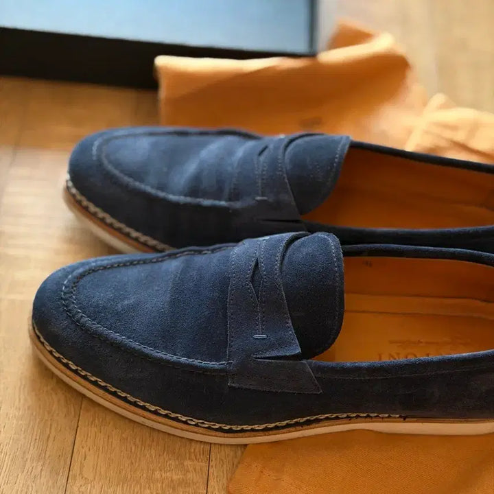 [BUNJANG] Bontoni Fascinoso Suede Loafers / [9.5] Bontoni Fascinoso 스웨이드 로퍼