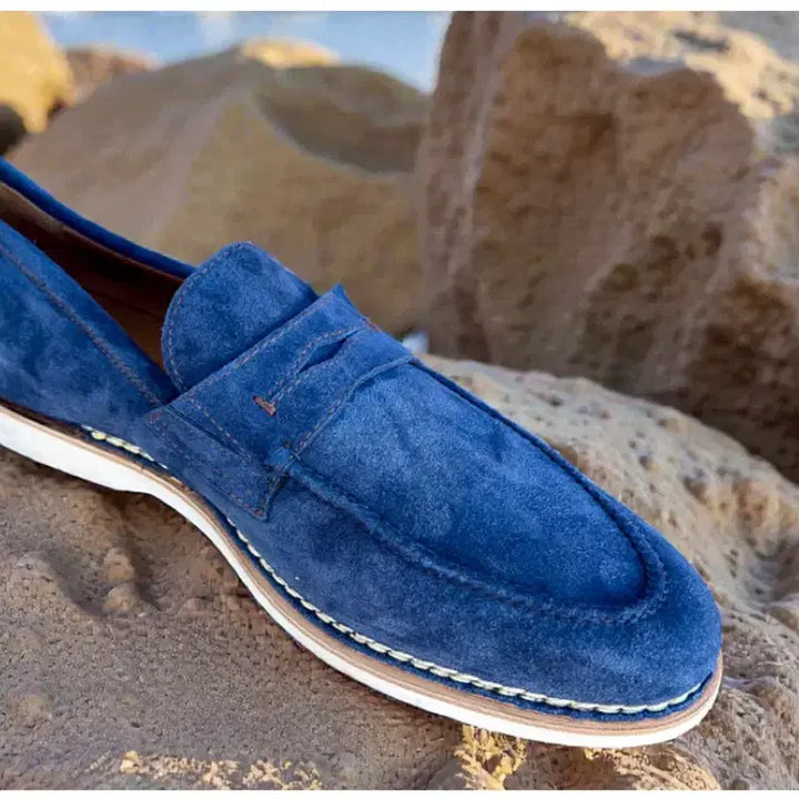 [BUNJANG] Bontoni Fascinoso Suede Loafers / [9.5] Bontoni Fascinoso 스웨이드 로퍼